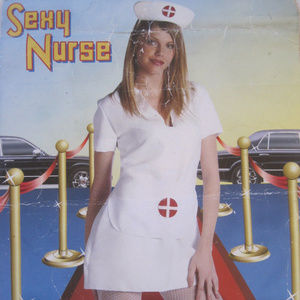 SEXY NURSE Costume 6 - 12 Womens Halloween New